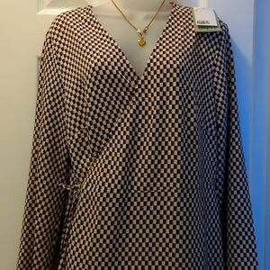 H & M Wrap Dress long sleeves Sise L